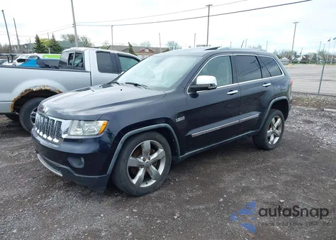 2011 Jeep Grand Cherokee Overland z USA, uszkodzony, nr VIN 1J4RR6GT7BC560447